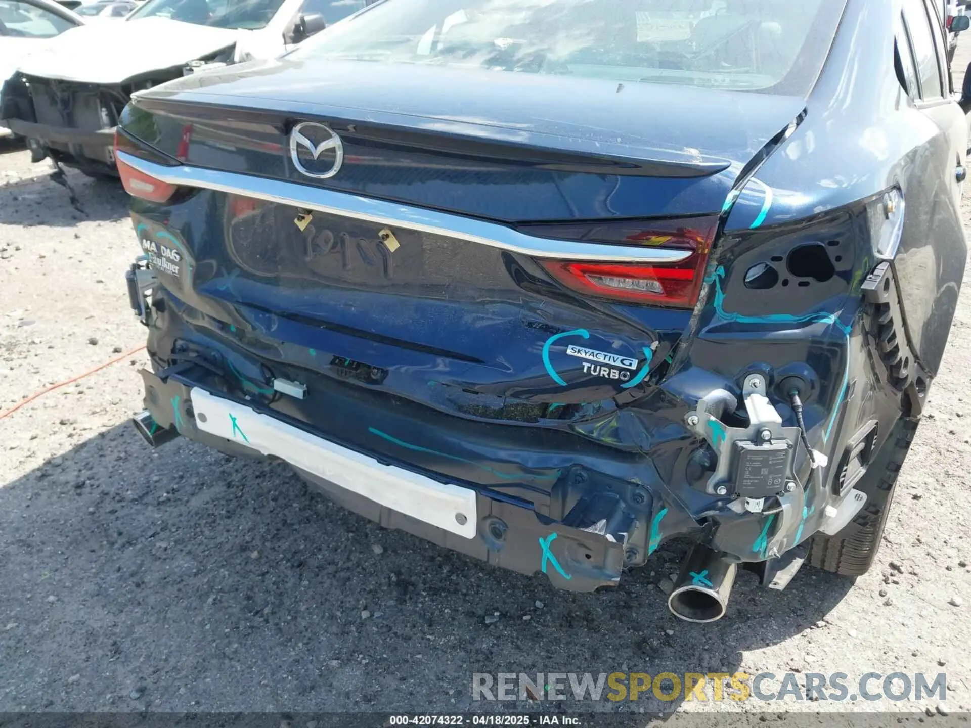 6 fotografías del automóvil dañado JM1GL1WY8M1613203 MAZDA MAZDA6 2021