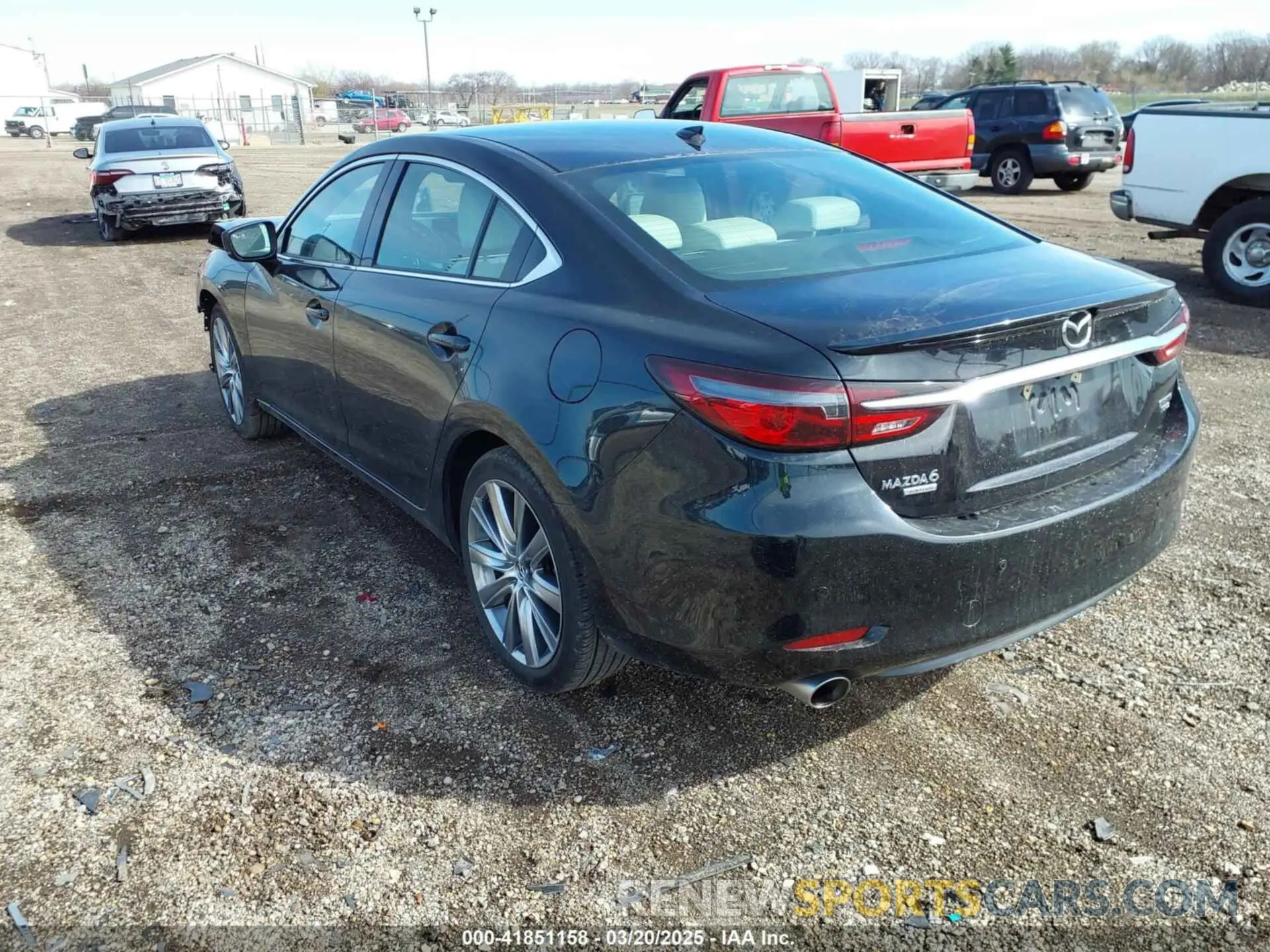 3 fotografías del automóvil dañado JM1GL1XY7M1615149 MAZDA MAZDA6 2021