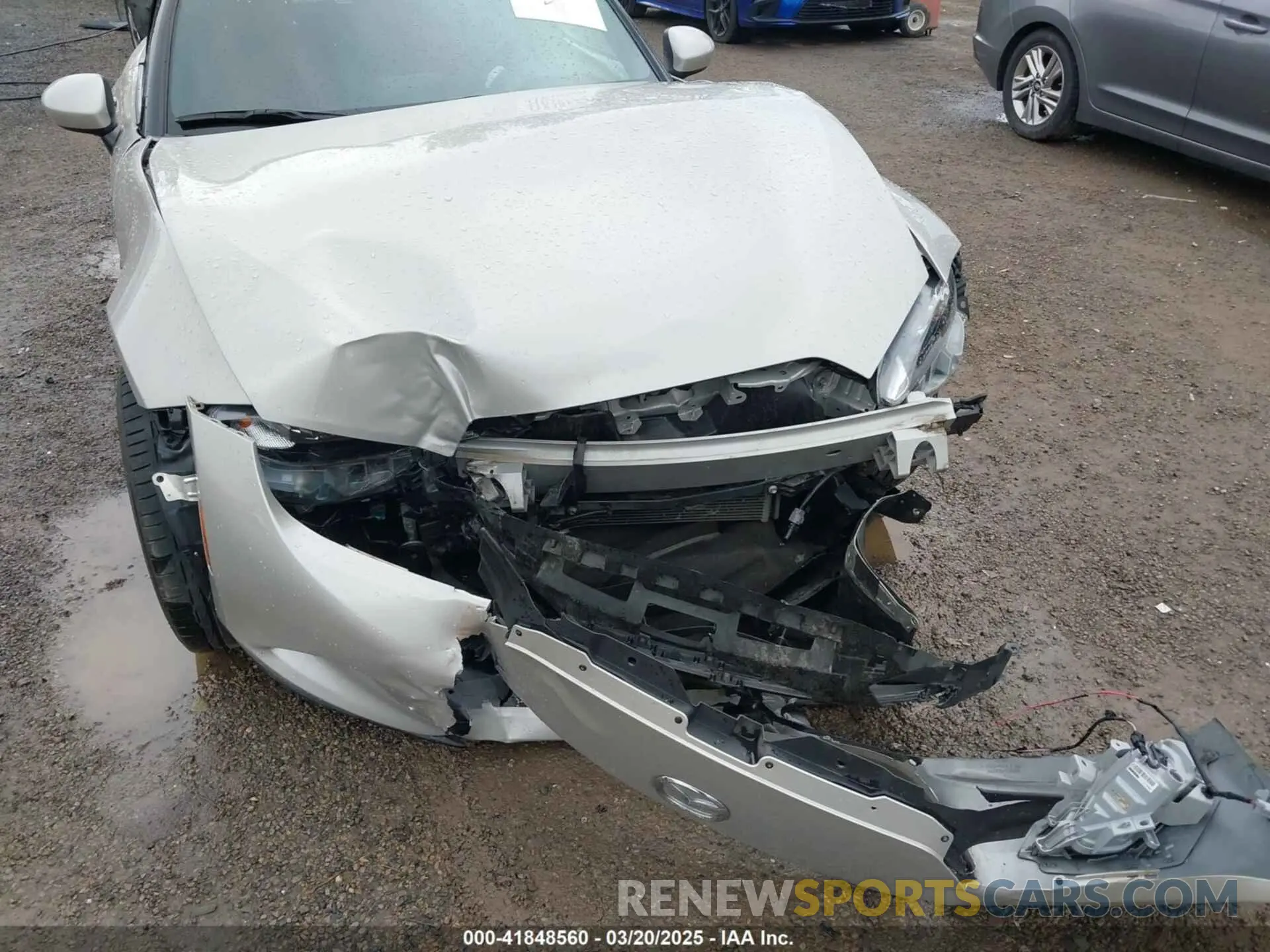 6 fotografías del automóvil dañado JM1NDAD78N0507646 MAZDA MX-5 MIATA 2022