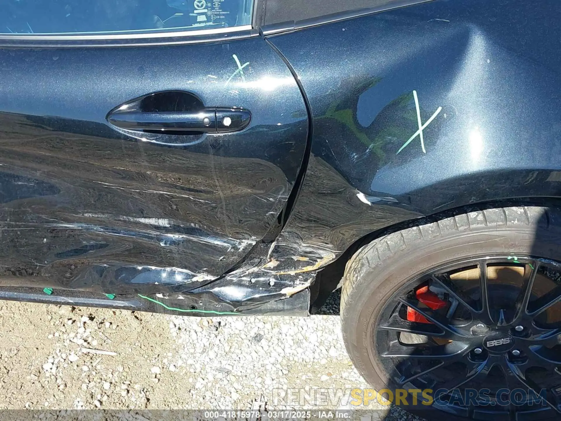 6 fotografías del automóvil dañado JM1NDAC79P0554429 MAZDA MX-5 MIATA 2023
