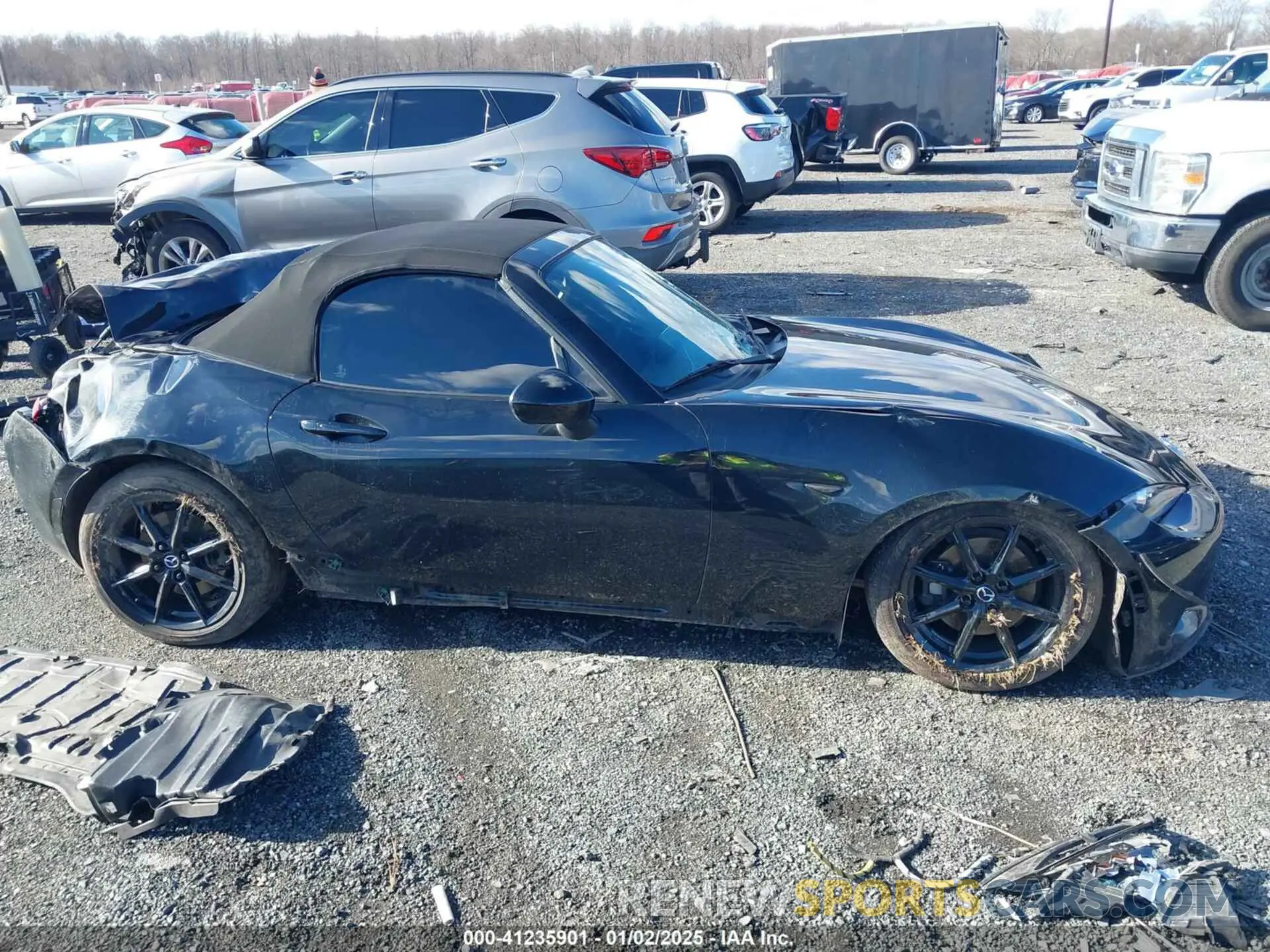 14 fotografías del automóvil dañado JM1NDAB79R0600071 MAZDA MX-5 MIATA 2024