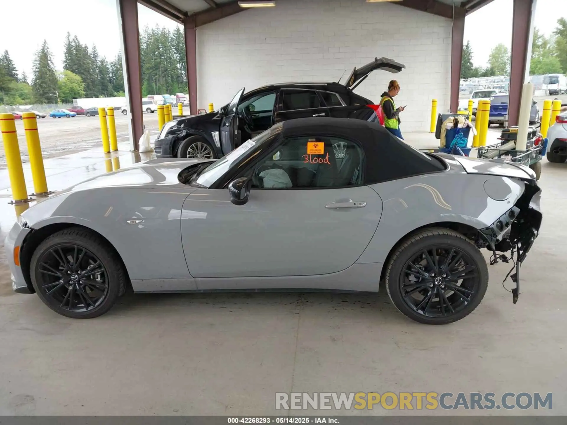 14 fotografías del automóvil dañado JM1NDAC79R0603759 MAZDA MX-5 MIATA 2024