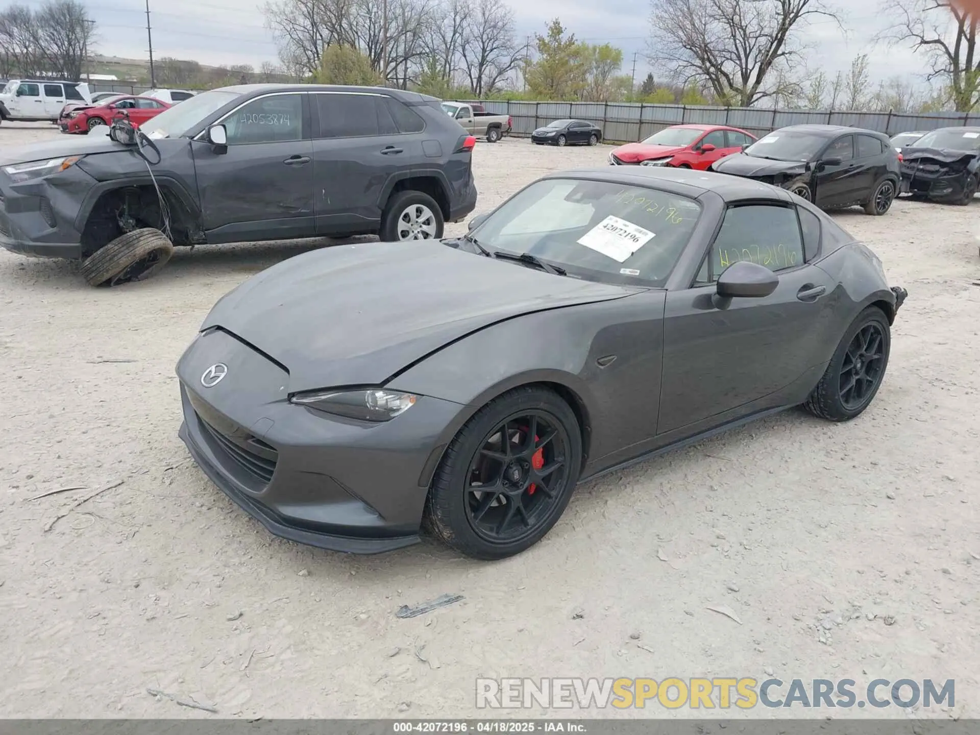 2 fotografías del automóvil dañado JM1NDAM79K0300405 MAZDA MX-5 MIATA RF 2019