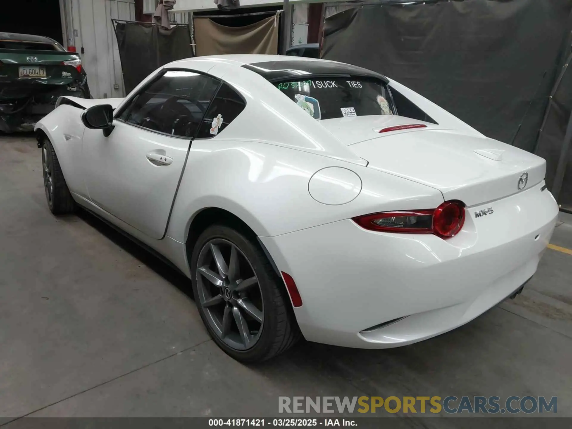 3 fotografías del automóvil dañado JM1NDAM77L0418096 MAZDA MX-5 MIATA RF 2020