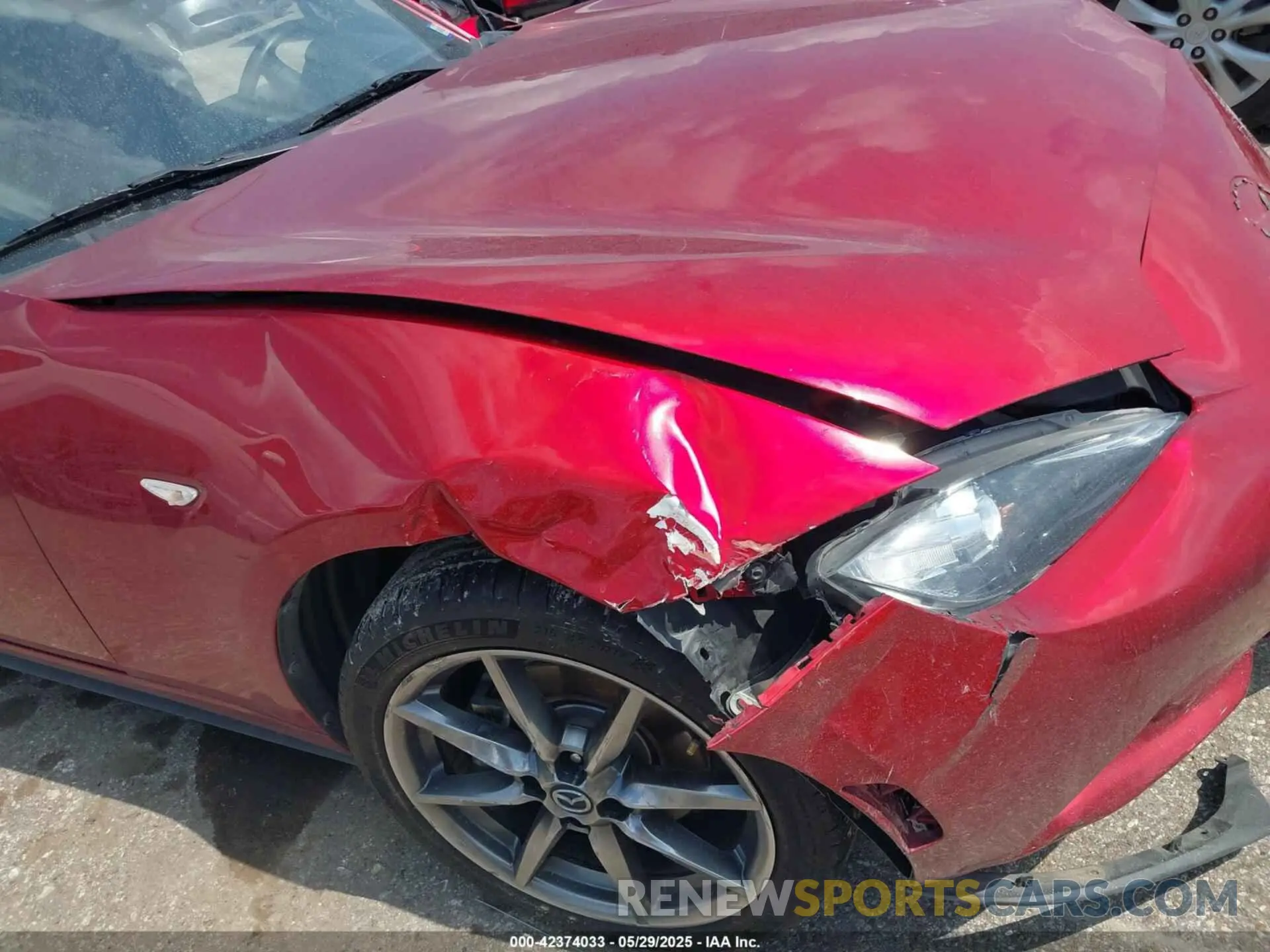 6 fotografías del automóvil dañado JM1NDAM77L0418888 MAZDA MX-5 MIATA RF 2020