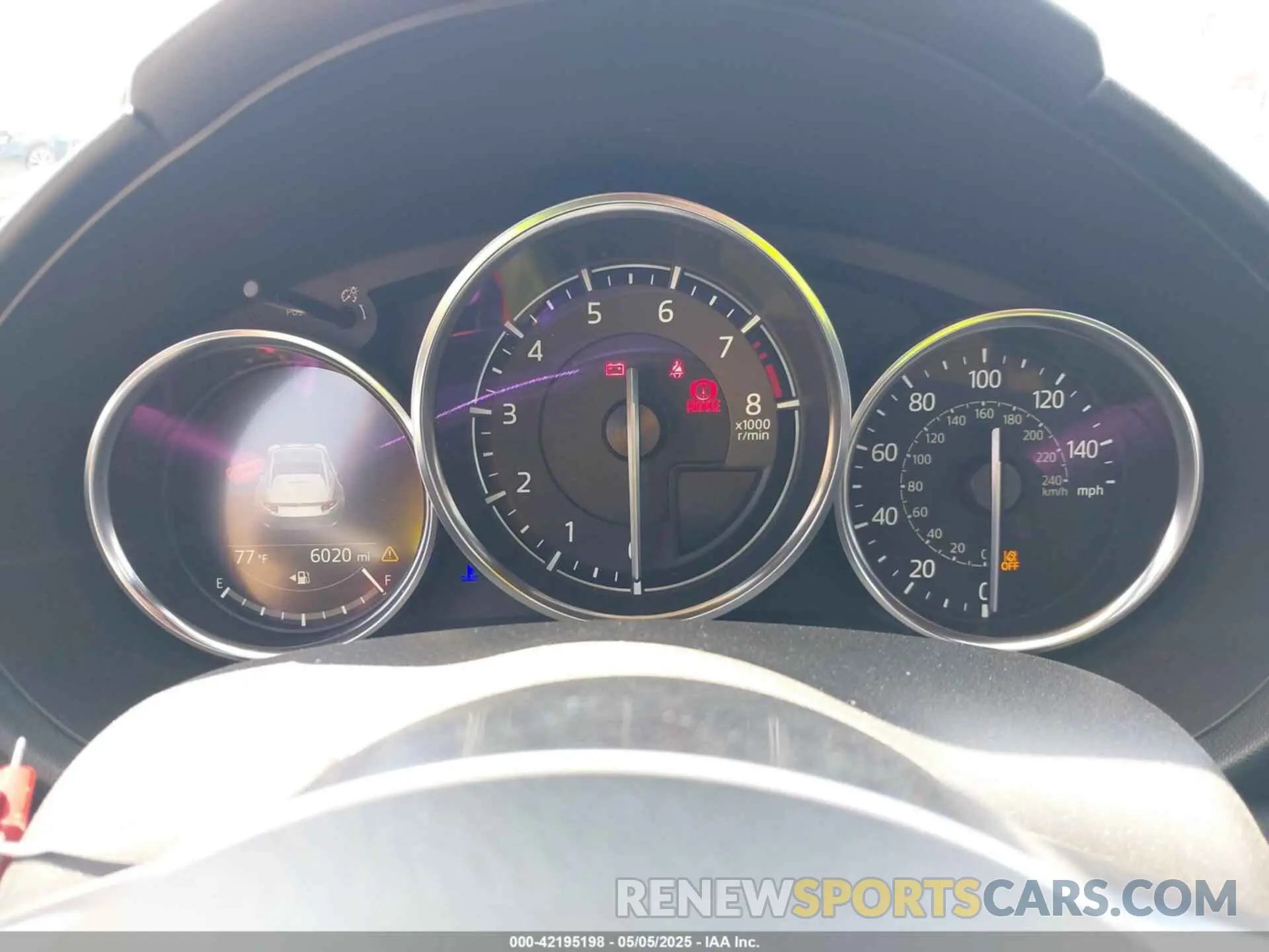 7 fotografías del automóvil dañado JM1NDAM73P0561844 MAZDA MX-5 MIATA RF 2023
