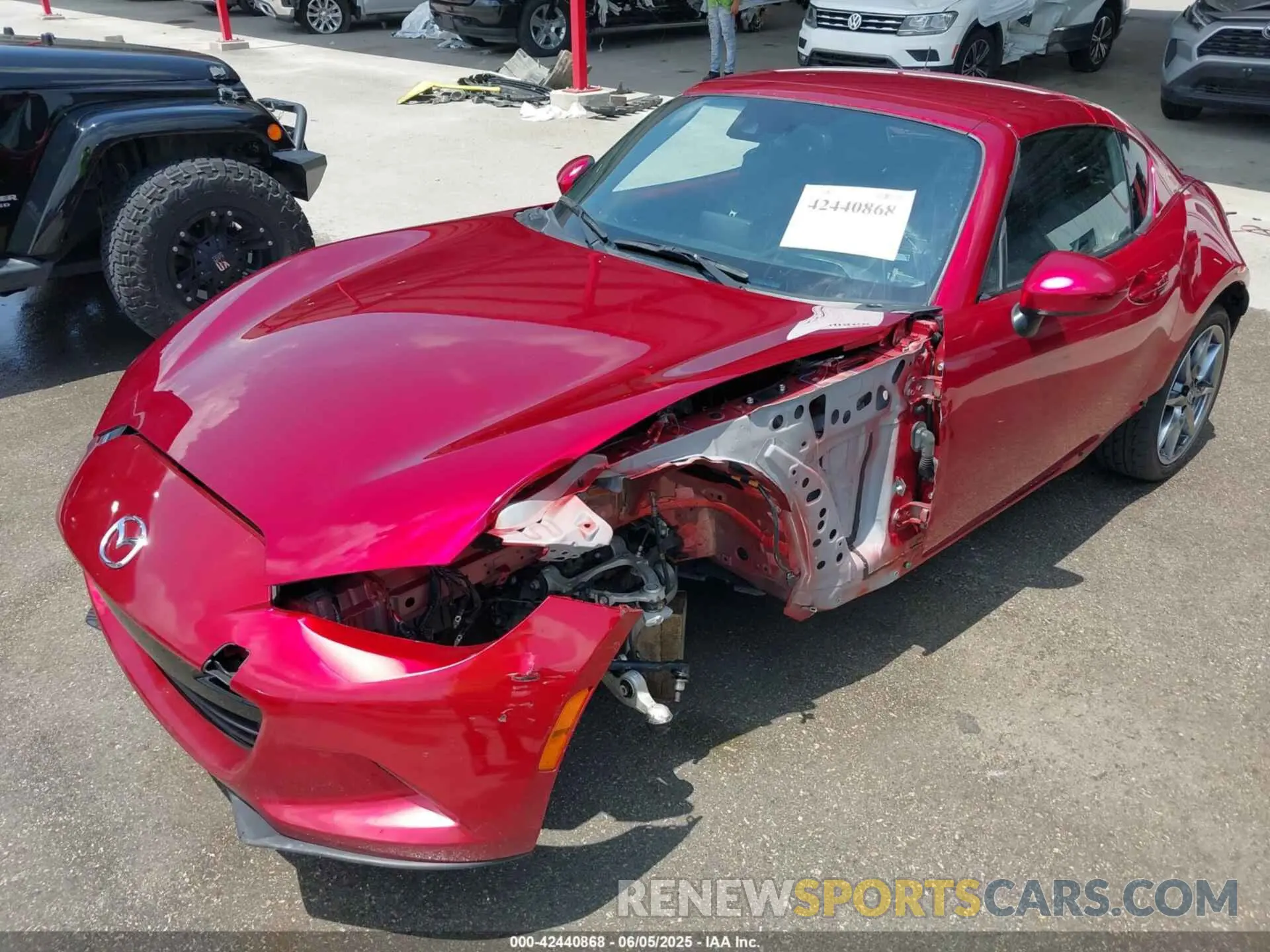 6 fotografías del automóvil dañado JM1NDAM76P0552023 MAZDA MX-5 MIATA RF 2023