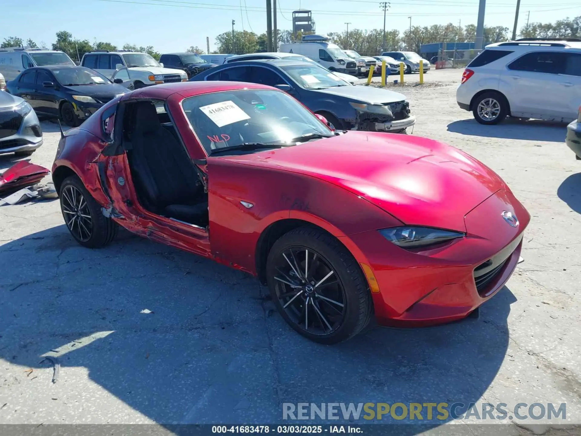 1 fotografías del automóvil dañado JM1NDAM72R0601530 MAZDA MX-5 MIATA RF 2024