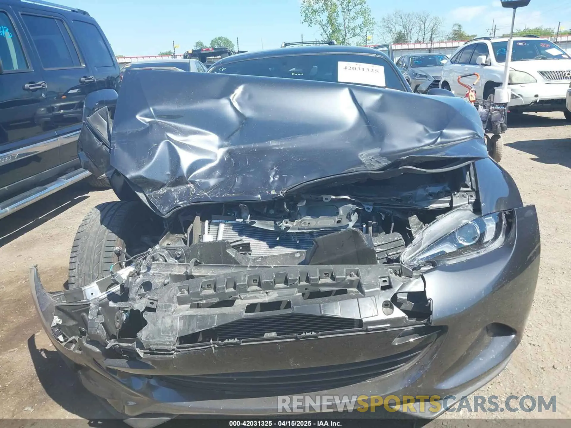 11 fotografías del automóvil dañado JM1NDAM7XR0607527 MAZDA MX-5 MIATA RF 2024