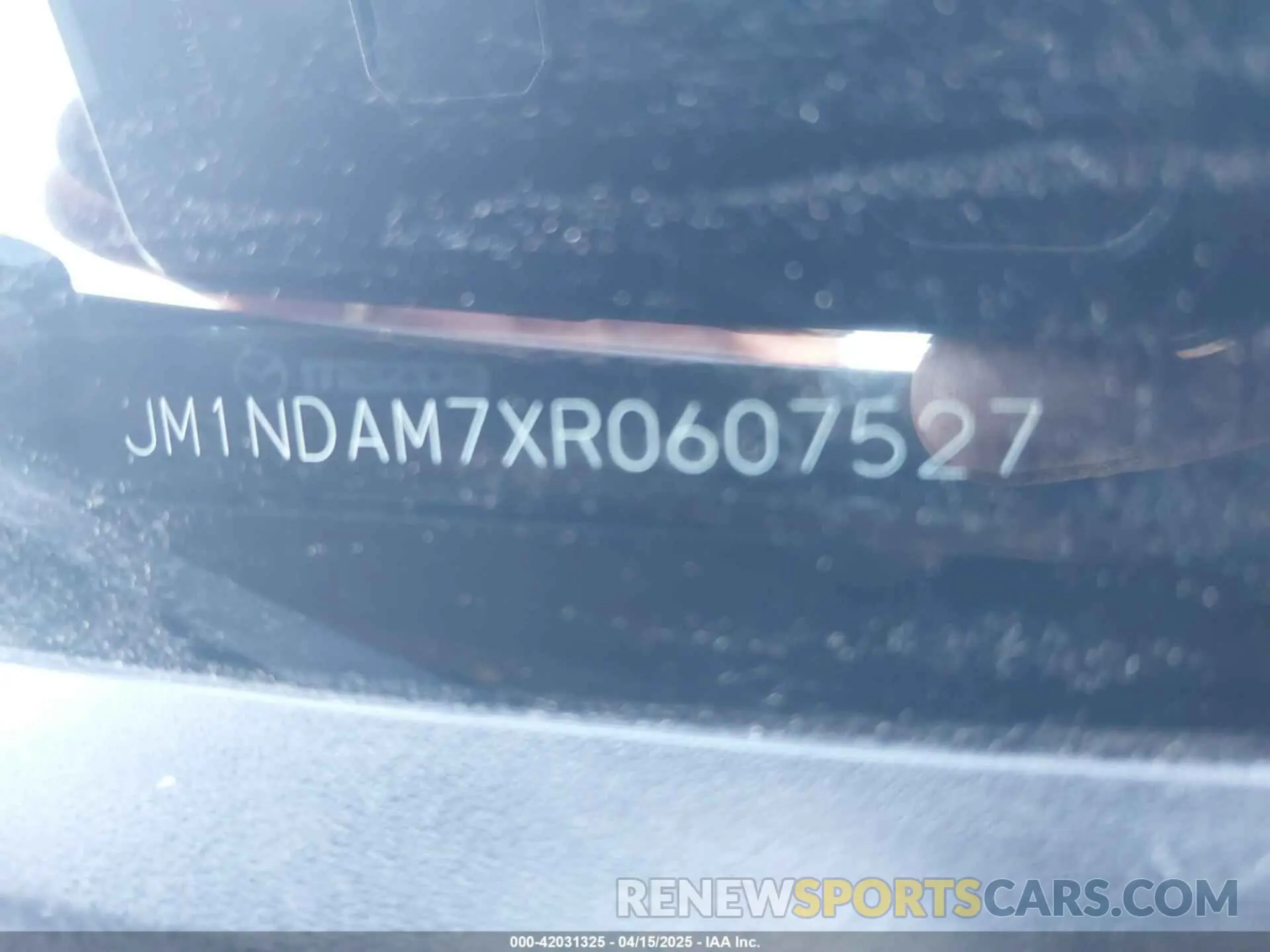 9 fotografías del automóvil dañado JM1NDAM7XR0607527 MAZDA MX-5 MIATA RF 2024