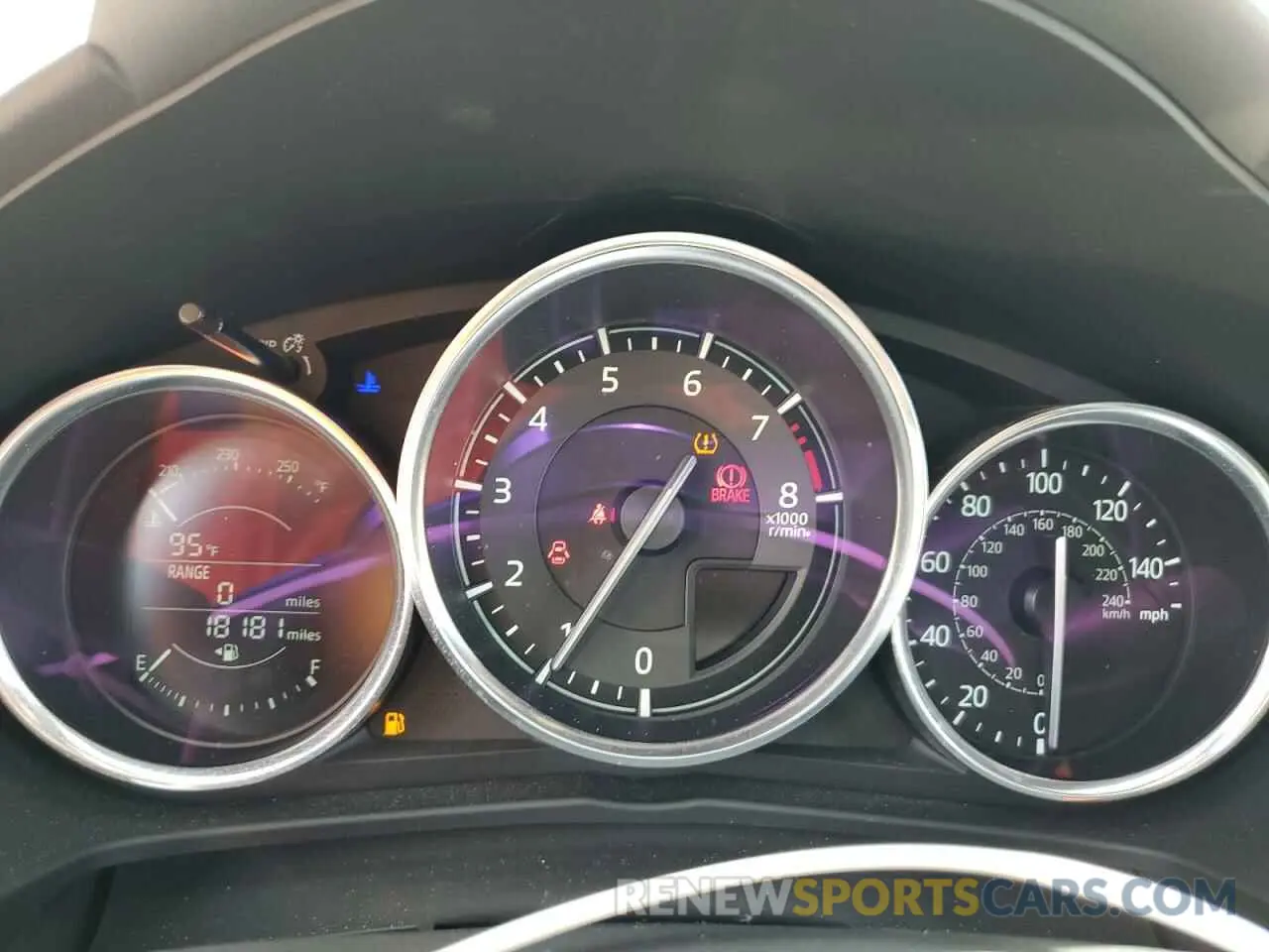 9 fotografías del automóvil dañado JM1NDAC73K0304418 MAZDA MX5 2019