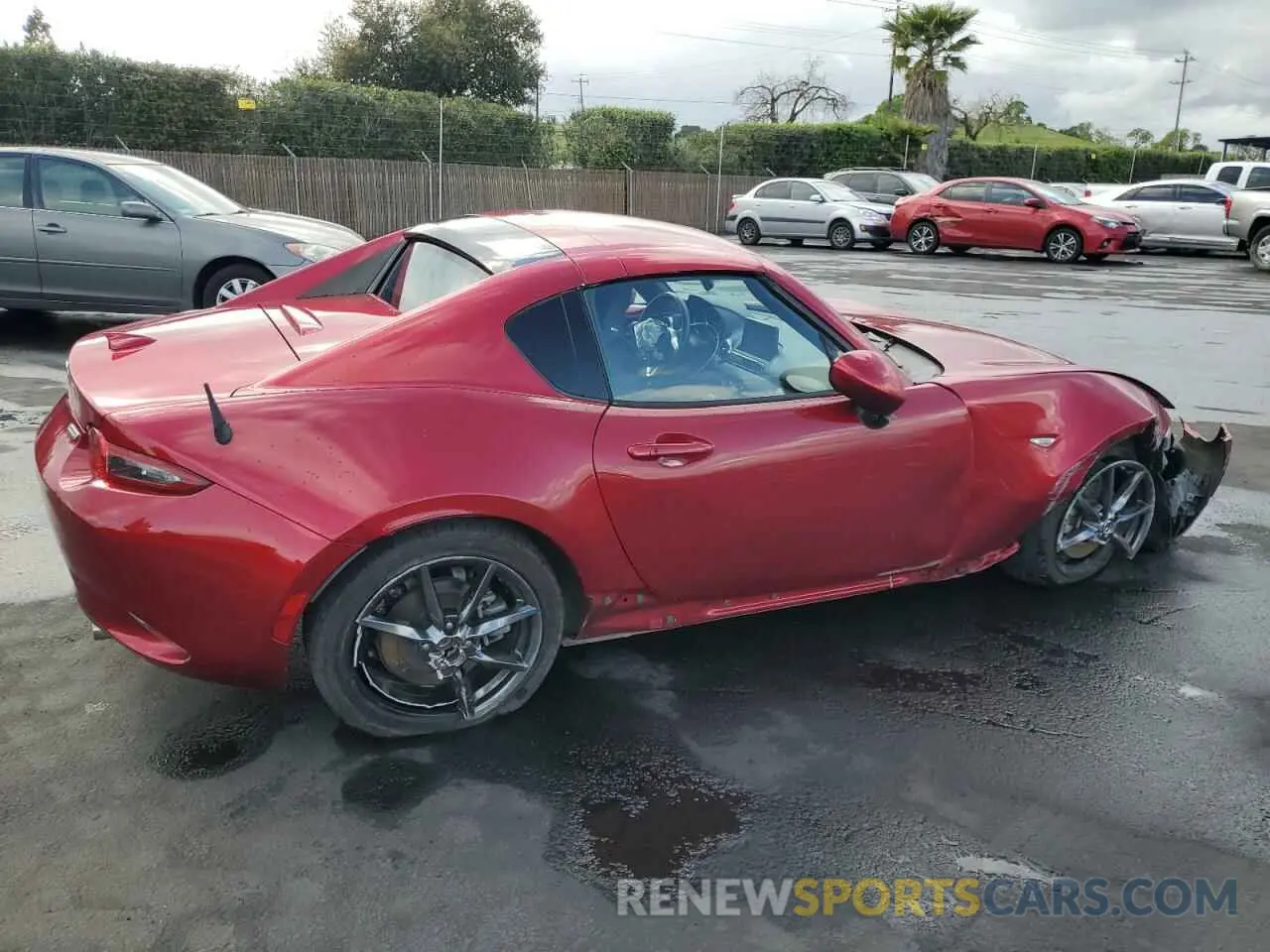 3 fotografías del automóvil dañado JM1NDAM73K0302330 MAZDA MX5 2019