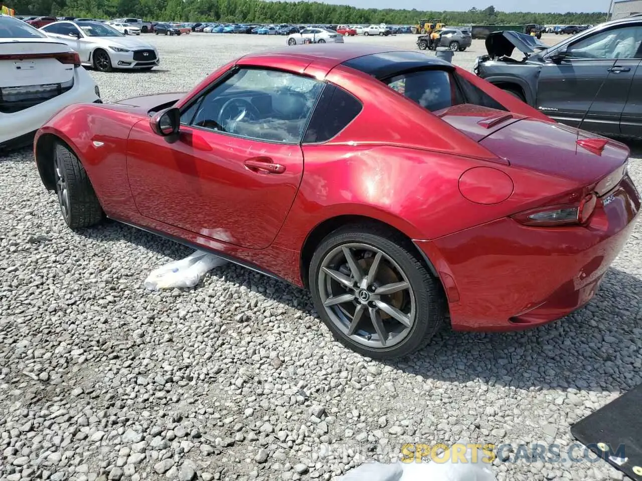 2 fotografías del automóvil dañado JM1NDAM70L0414102 MAZDA MX5 2020