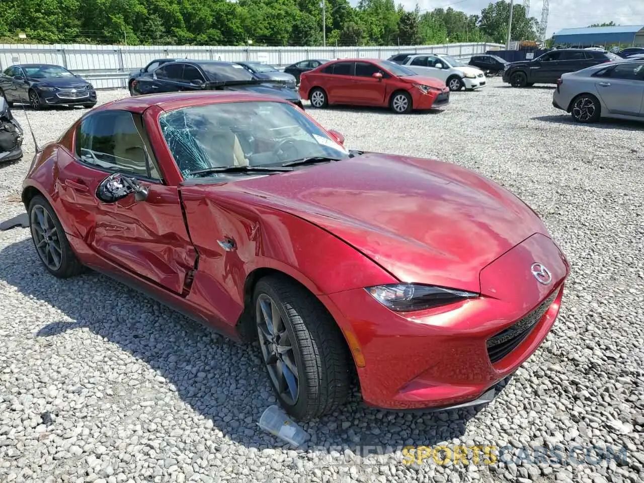 4 fotografías del automóvil dañado JM1NDAM70L0414102 MAZDA MX5 2020