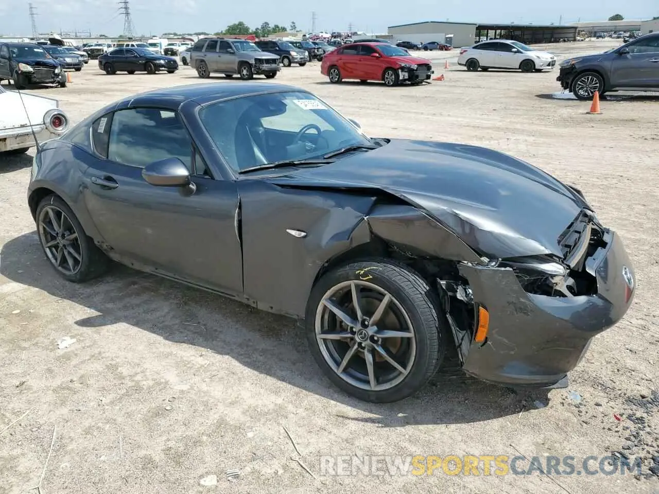 4 fotografías del automóvil dañado JM1NDAM72L0414974 MAZDA MX5 2020