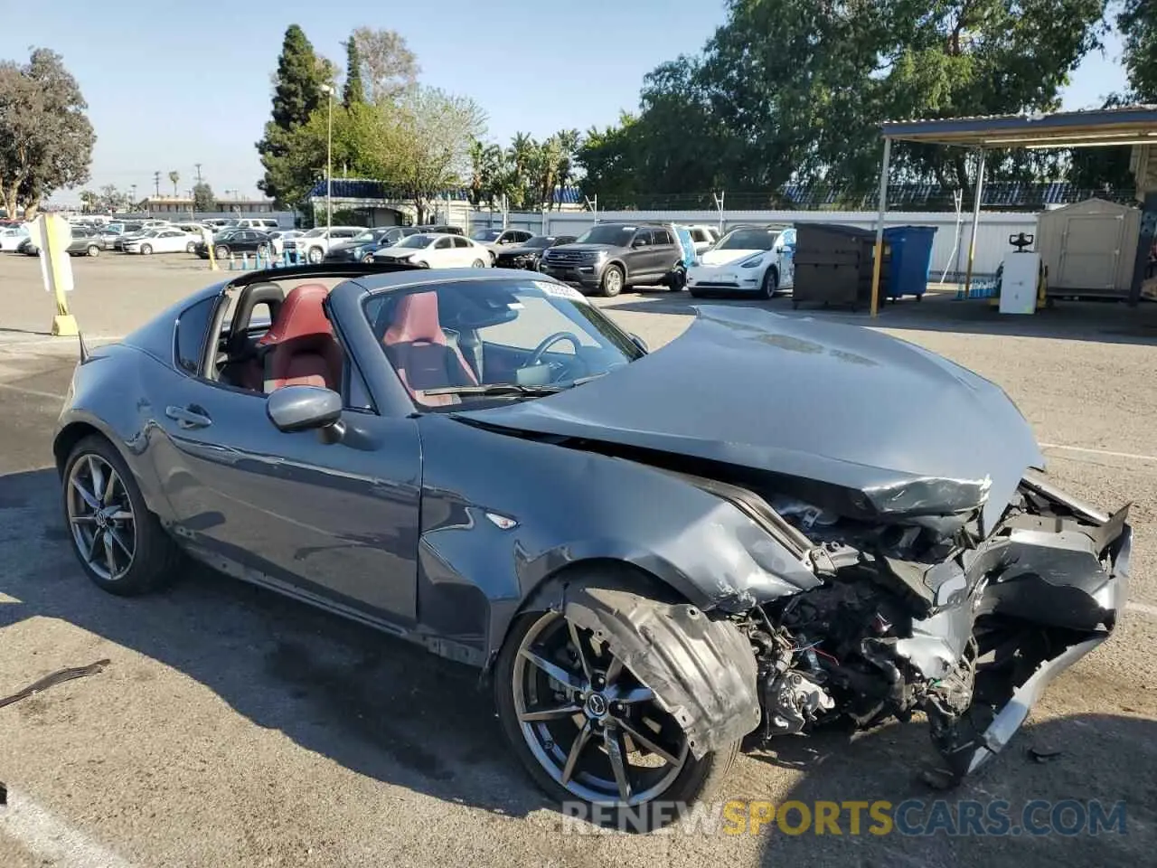 4 fotografías del automóvil dañado JM1NDAM76L0414377 MAZDA MX5 2020