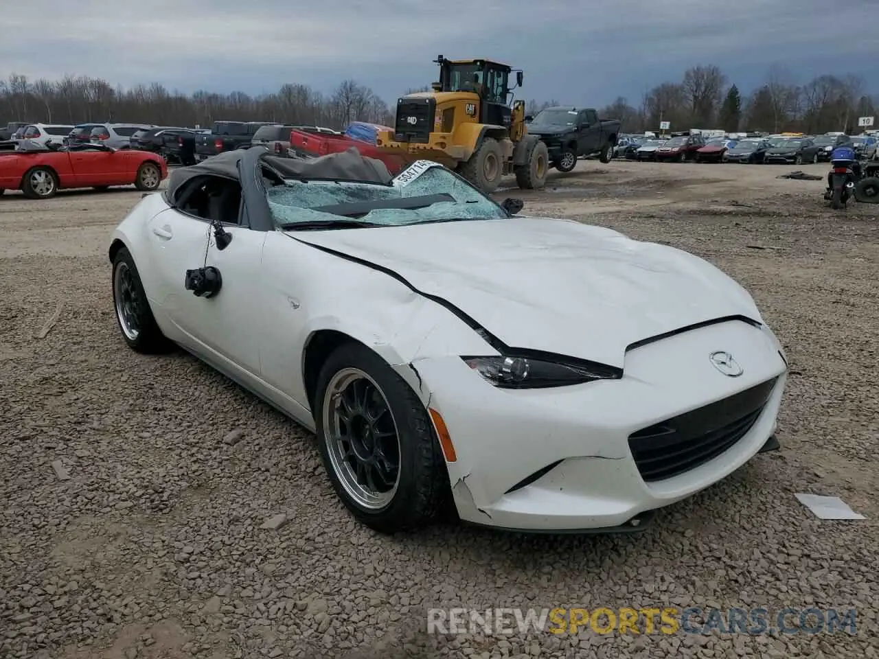 4 fotografías del automóvil dañado JM1NDAD70M0455699 MAZDA MX5 2021