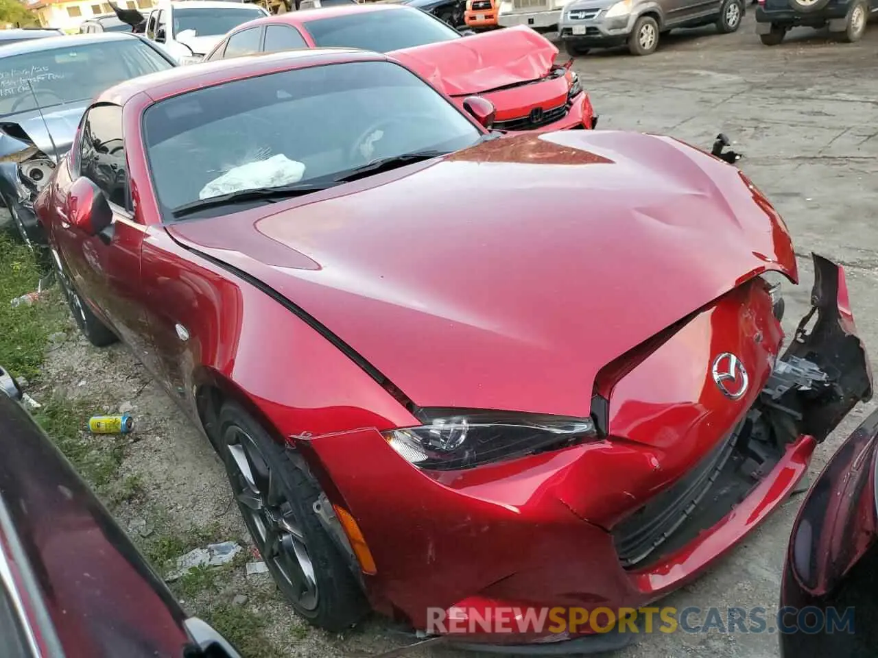 4 fotografías del automóvil dañado JM1NDAM71N0506564 MAZDA MX5 2022
