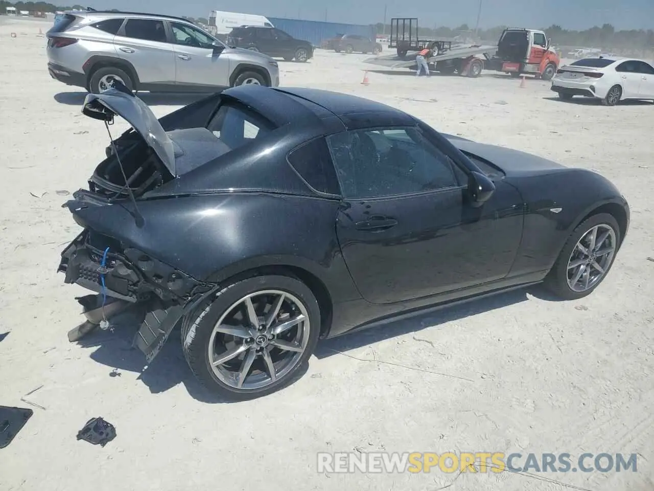 3 fotografías del automóvil dañado JM1NDAM7XN0506840 MAZDA MX5 2022