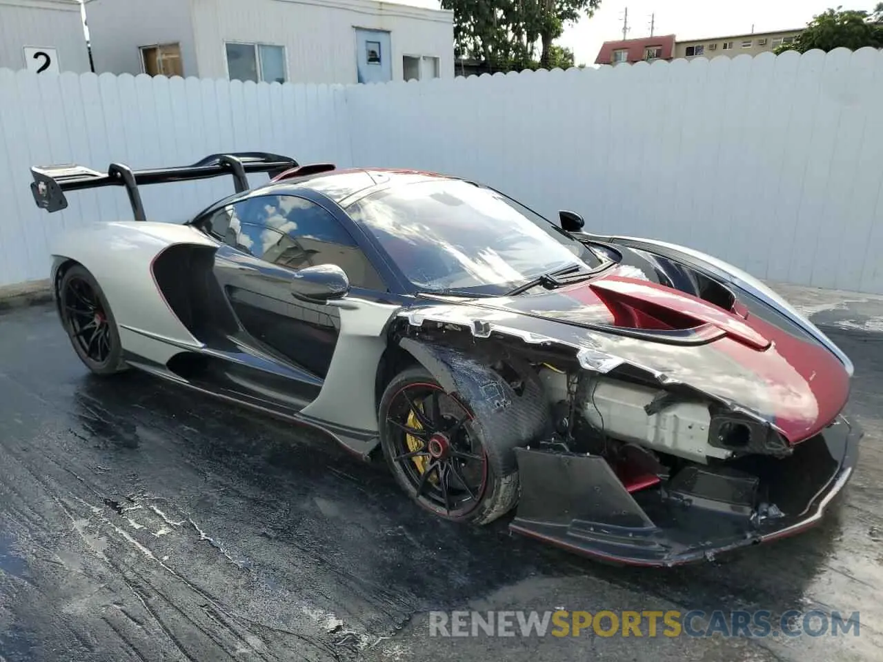 4 fotografías del automóvil dañado SBM15ACA7KW800334 MCLAREN AUTOMOTIVE SENNA 2019