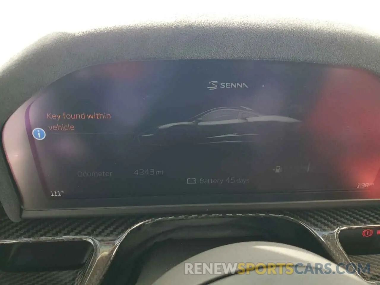 9 fotografías del automóvil dañado SBM15ACA7KW800334 MCLAREN AUTOMOTIVE SENNA 2019
