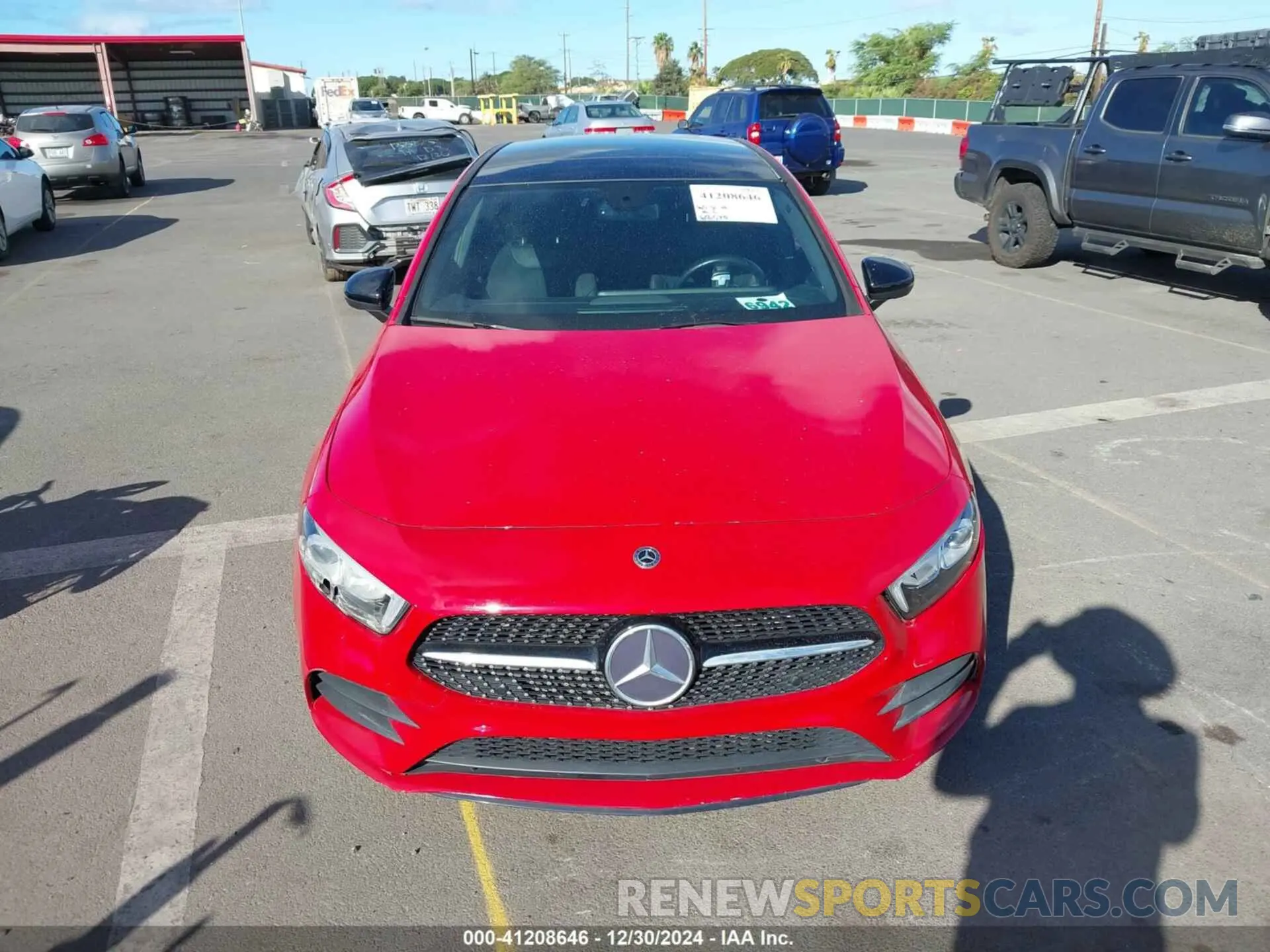 12 fotografías del automóvil dañado WDD3G4FB3KW019379 MERCEDES-BENZ A 2019