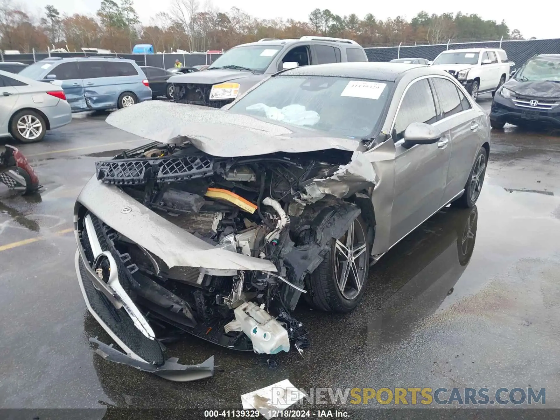 6 fotografías del automóvil dañado WDD3G4EB7KW001372 MERCEDES-BENZ A 220 2019