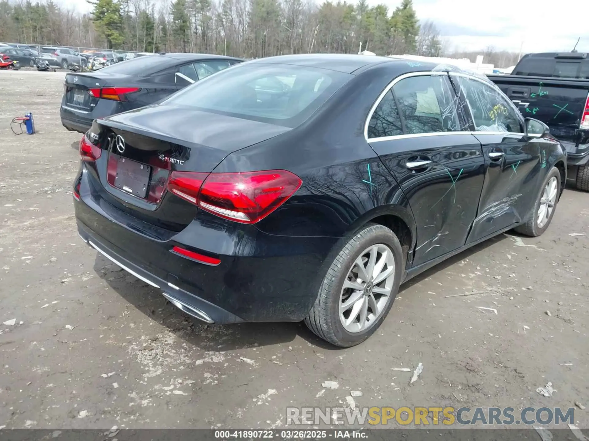 4 fotografías del automóvil dañado WDD3G4FB6KW028111 MERCEDES-BENZ A 220 2019