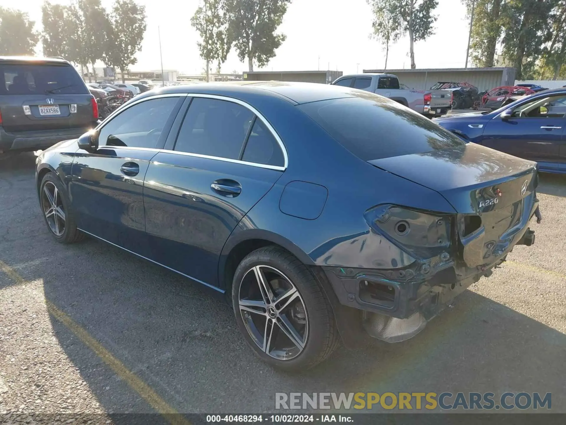 3 fotografías del automóvil dañado W1K3G4EB2MJ254955 MERCEDES-BENZ A 220 2021