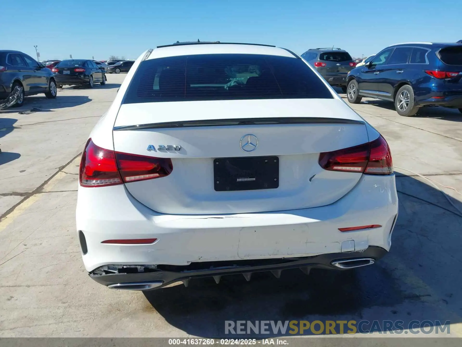 16 fotografías del automóvil dañado W1K3G4EB2MJ297109 MERCEDES-BENZ A 220 2021