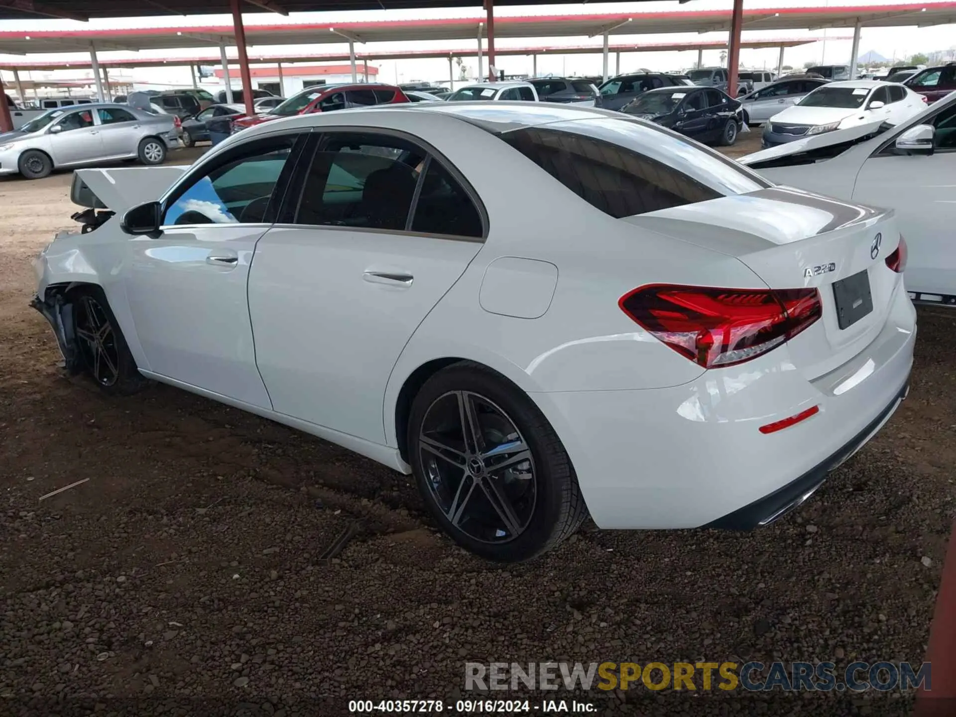 3 fotografías del automóvil dañado W1K3G4EB9MJ289783 MERCEDES-BENZ A 220 2021