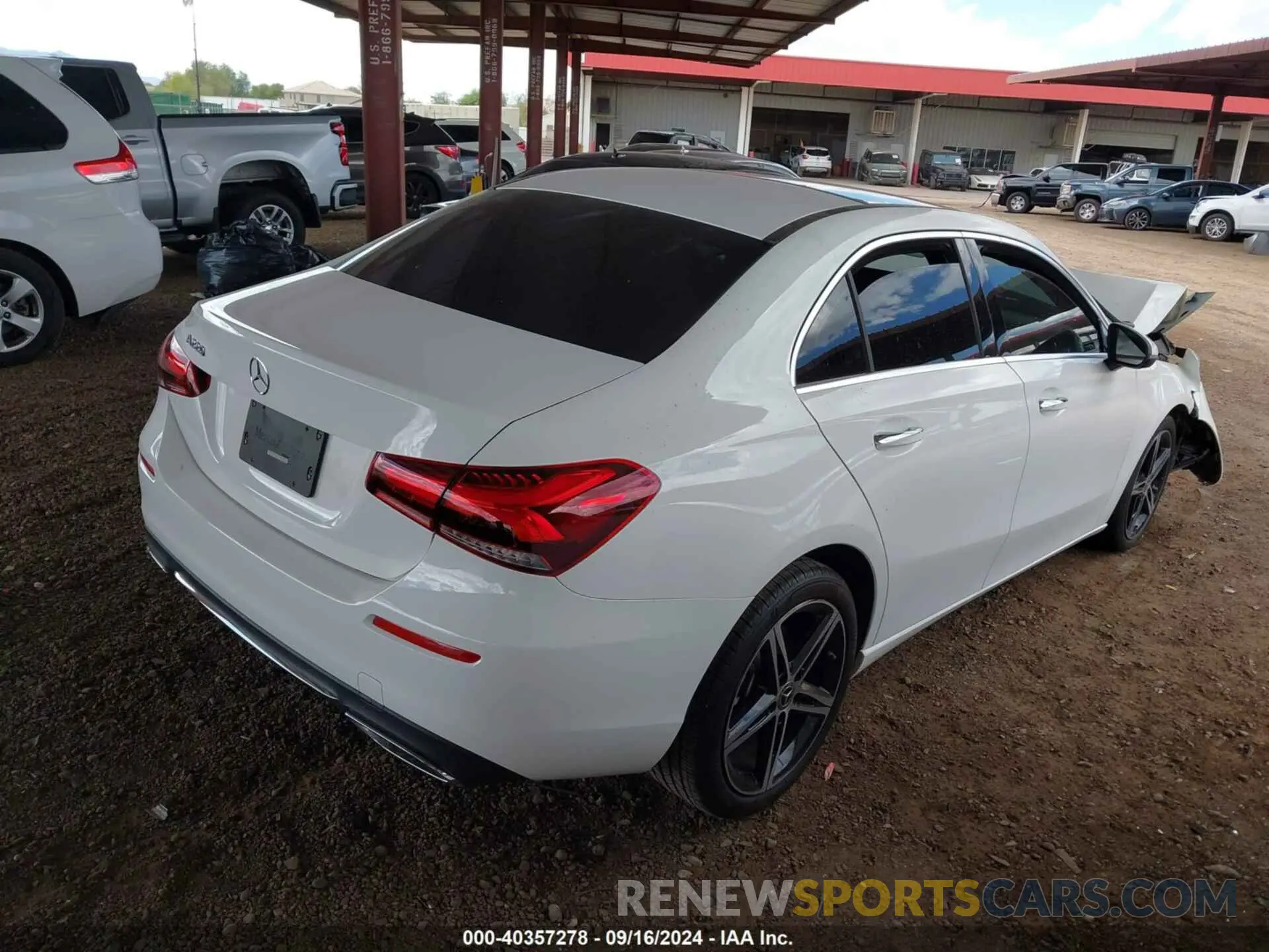 4 fotografías del automóvil dañado W1K3G4EB9MJ289783 MERCEDES-BENZ A 220 2021