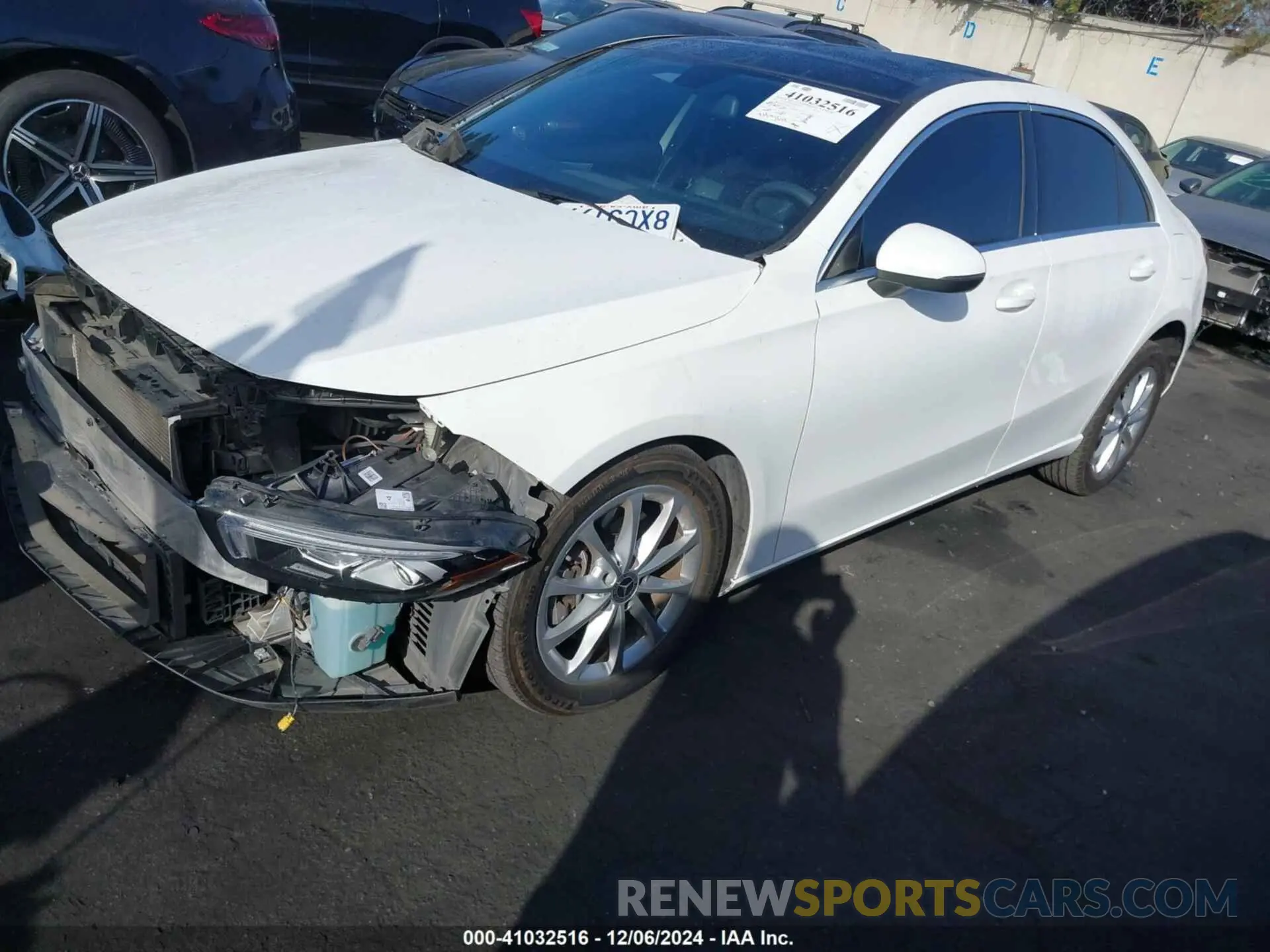2 fotografías del automóvil dañado W1K3G4EBXMJ313170 MERCEDES-BENZ A 220 2021