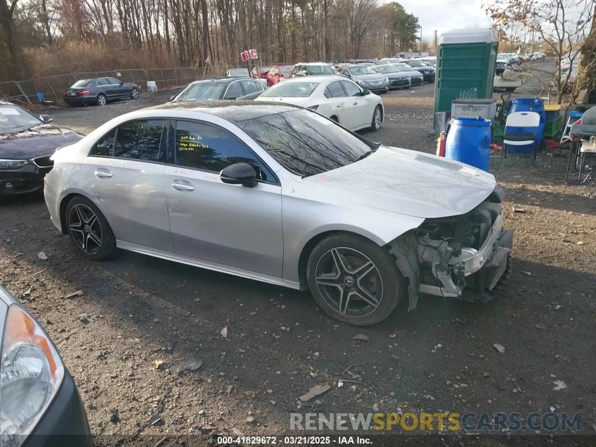 13 fotografías del automóvil dañado W1K3G4FBXMJ273221 MERCEDES-BENZ A 220 2021