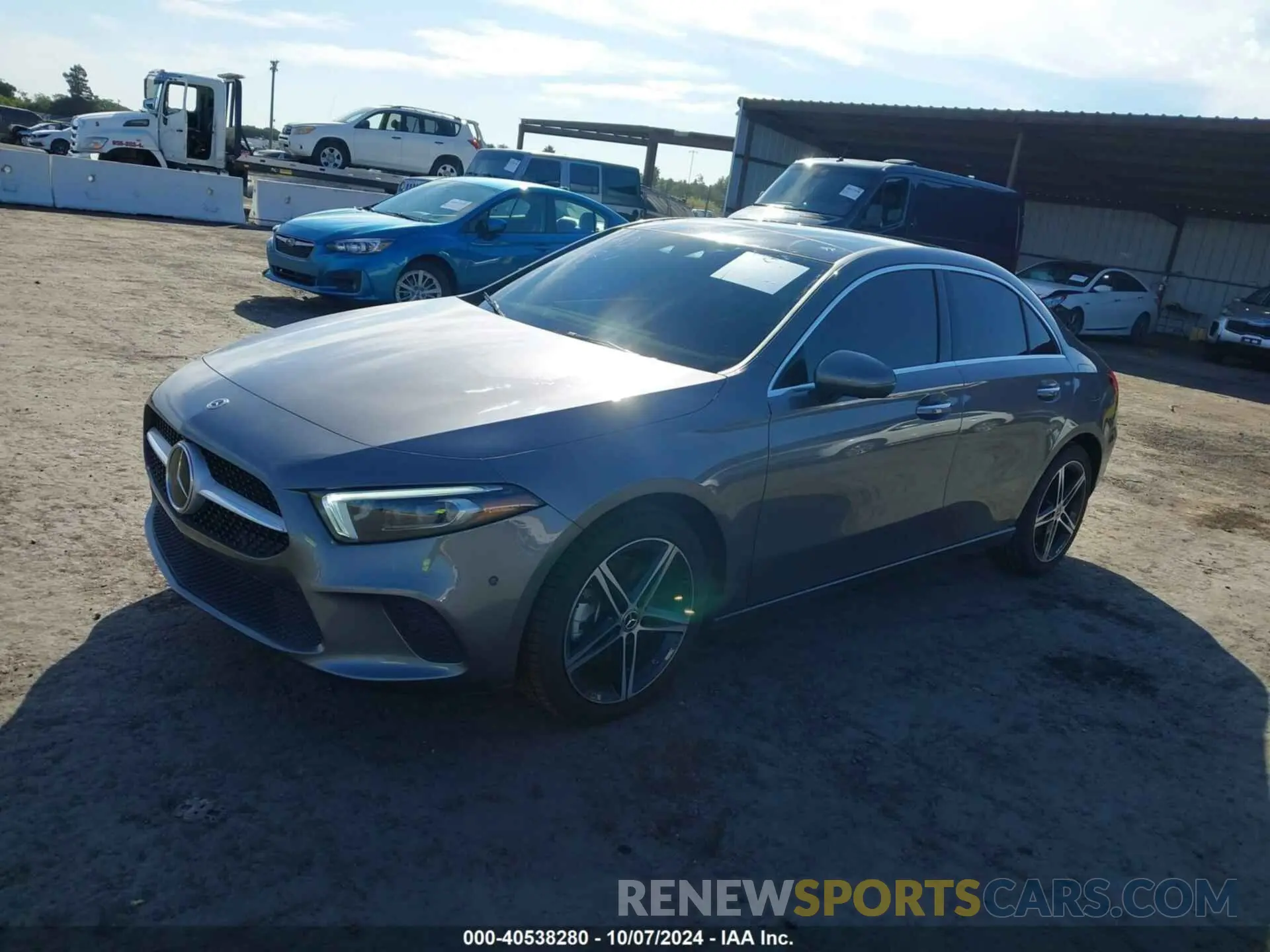 2 fotografías del automóvil dañado W1K3G4EB2NJ353339 MERCEDES-BENZ A 220 2022
