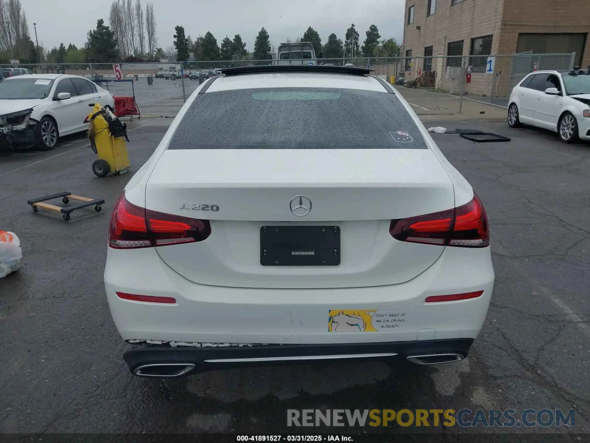 15 fotografías del automóvil dañado W1K3G4EB7NJ328176 MERCEDES-BENZ A 220 2022