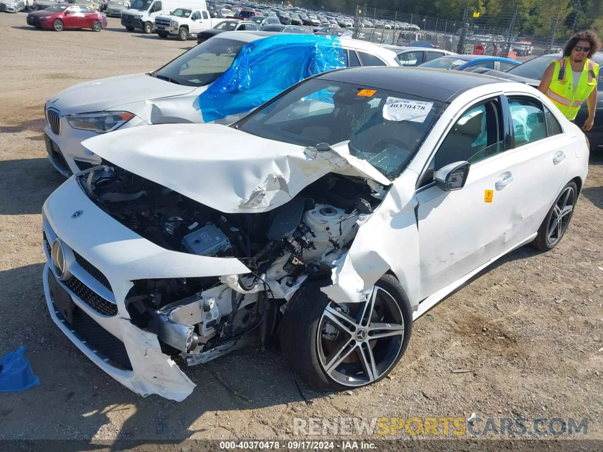 2 fotografías del automóvil dañado W1K3G4FB9NJ377023 MERCEDES-BENZ A 220 2022