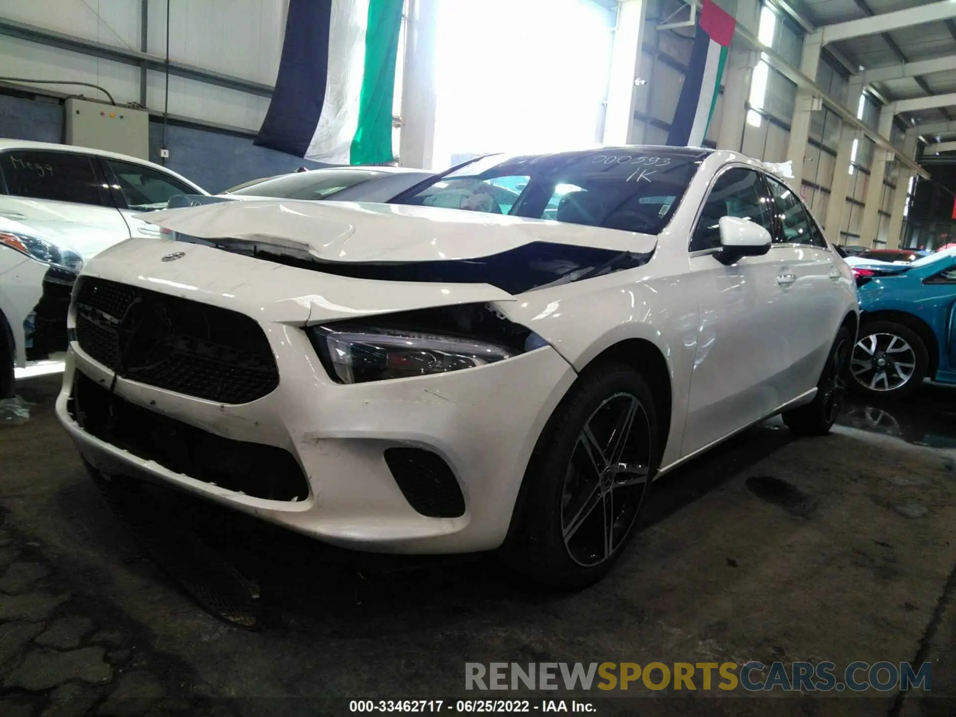 2 fotografías del automóvil dañado 00D3G4FB9KW000593 MERCEDES-BENZ A-CLASS 2019