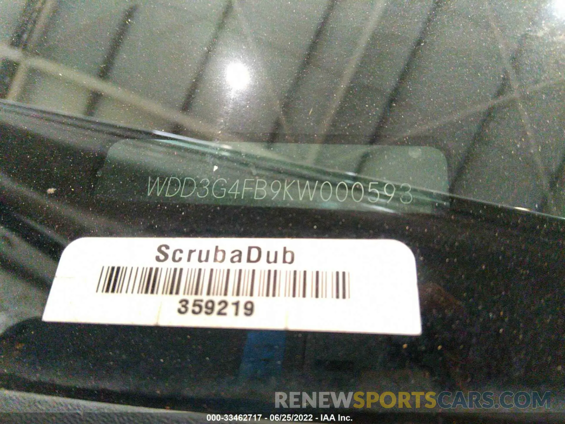 9 fotografías del automóvil dañado 00D3G4FB9KW000593 MERCEDES-BENZ A-CLASS 2019