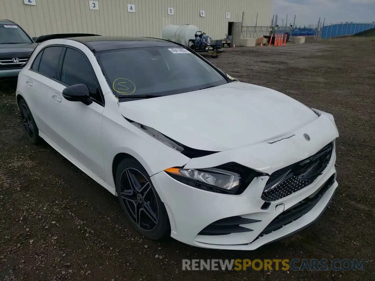 1 fotografías del automóvil dañado WDD3F4HB7KJ099122 MERCEDES-BENZ A-CLASS 2019