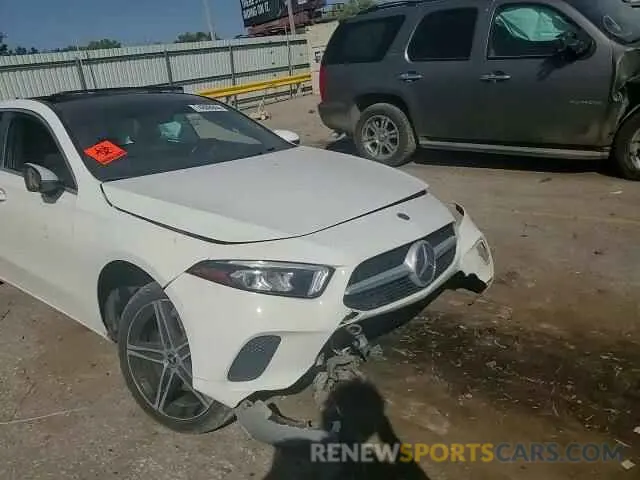 11 fotografías del automóvil dañado WDD3G4EB2KW016538 MERCEDES-BENZ A-CLASS 2019