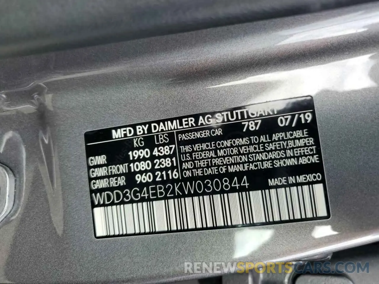 12 fotografías del automóvil dañado WDD3G4EB2KW030844 MERCEDES-BENZ A-CLASS 2019