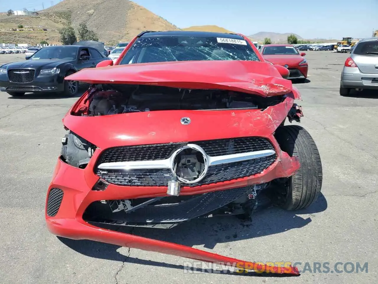 5 fotografías del automóvil dañado WDD3G4EBXKW024659 MERCEDES-BENZ A-CLASS 2019