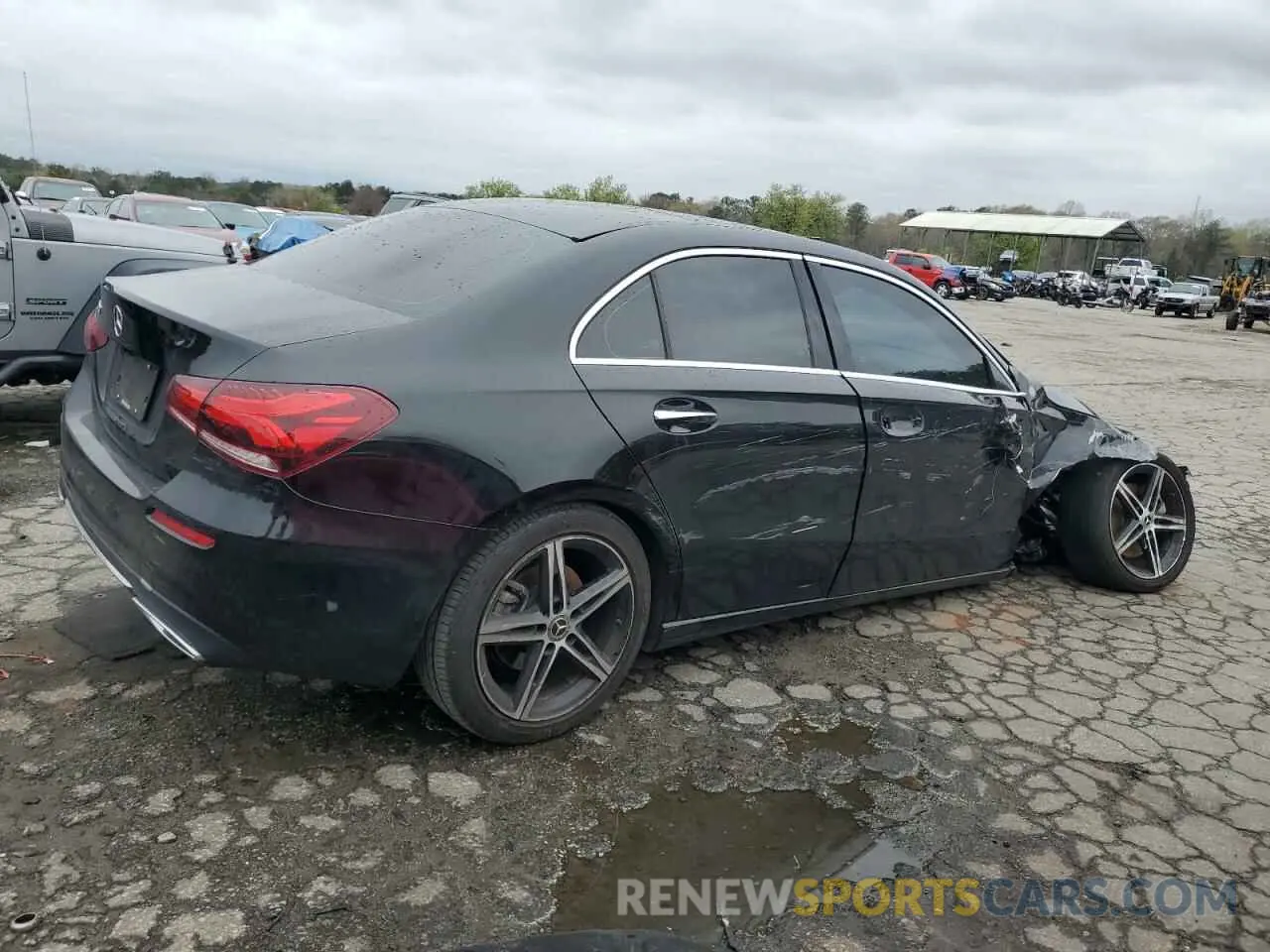 3 fotografías del automóvil dañado WDD3G4EBXKW024936 MERCEDES-BENZ A-CLASS 2019