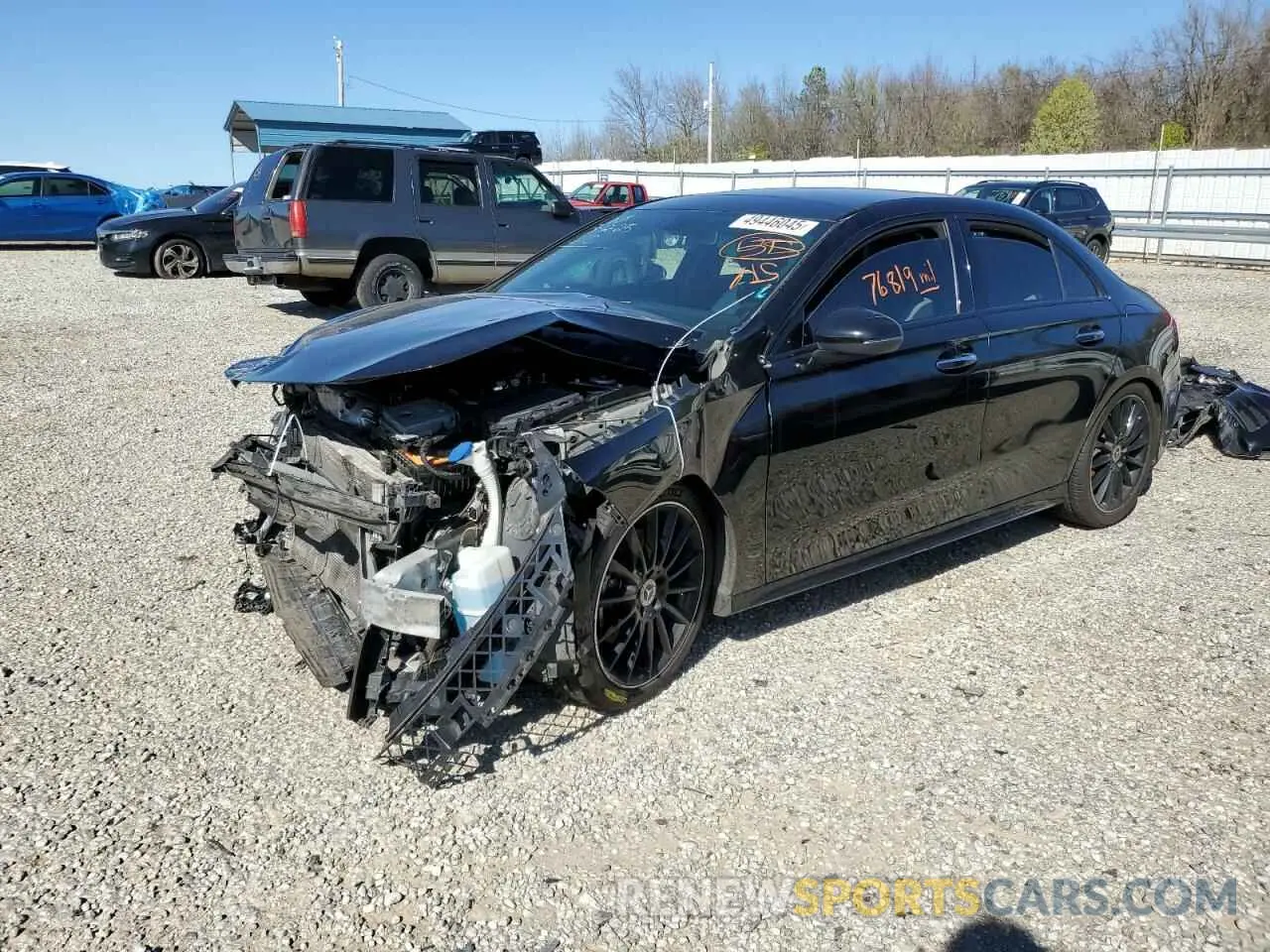 1 fotografías del automóvil dañado WDD3G4EBXKW028565 MERCEDES-BENZ A-CLASS 2019