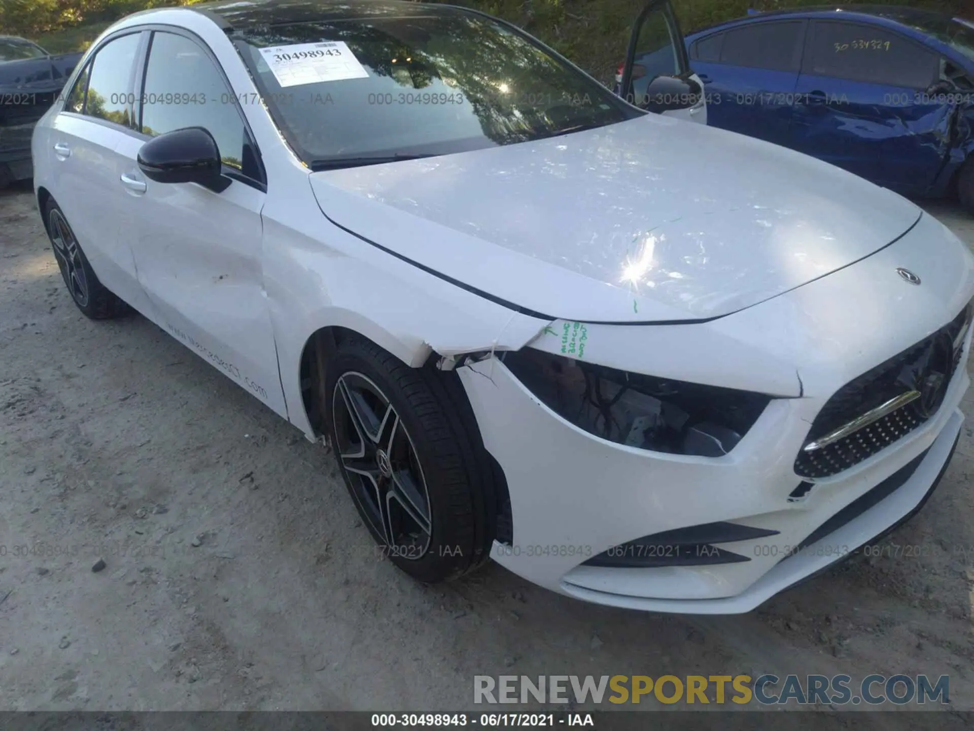 6 fotografías del automóvil dañado WDD3G4FB2KW015582 MERCEDES-BENZ A-CLASS 2019
