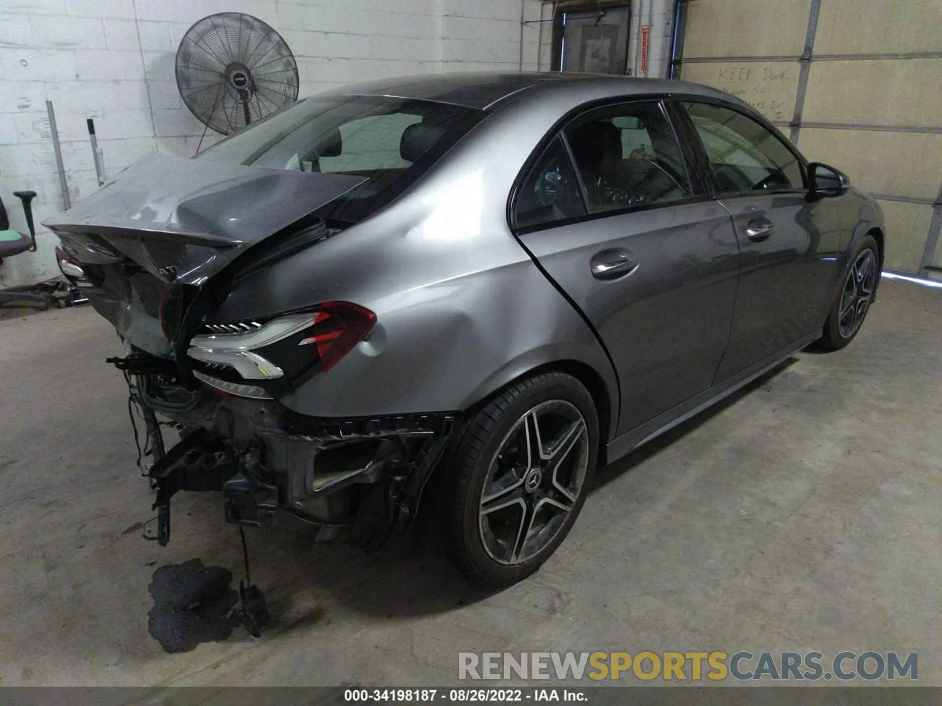 4 fotografías del automóvil dañado WDD3G4FB3KW002176 MERCEDES-BENZ A-CLASS 2019