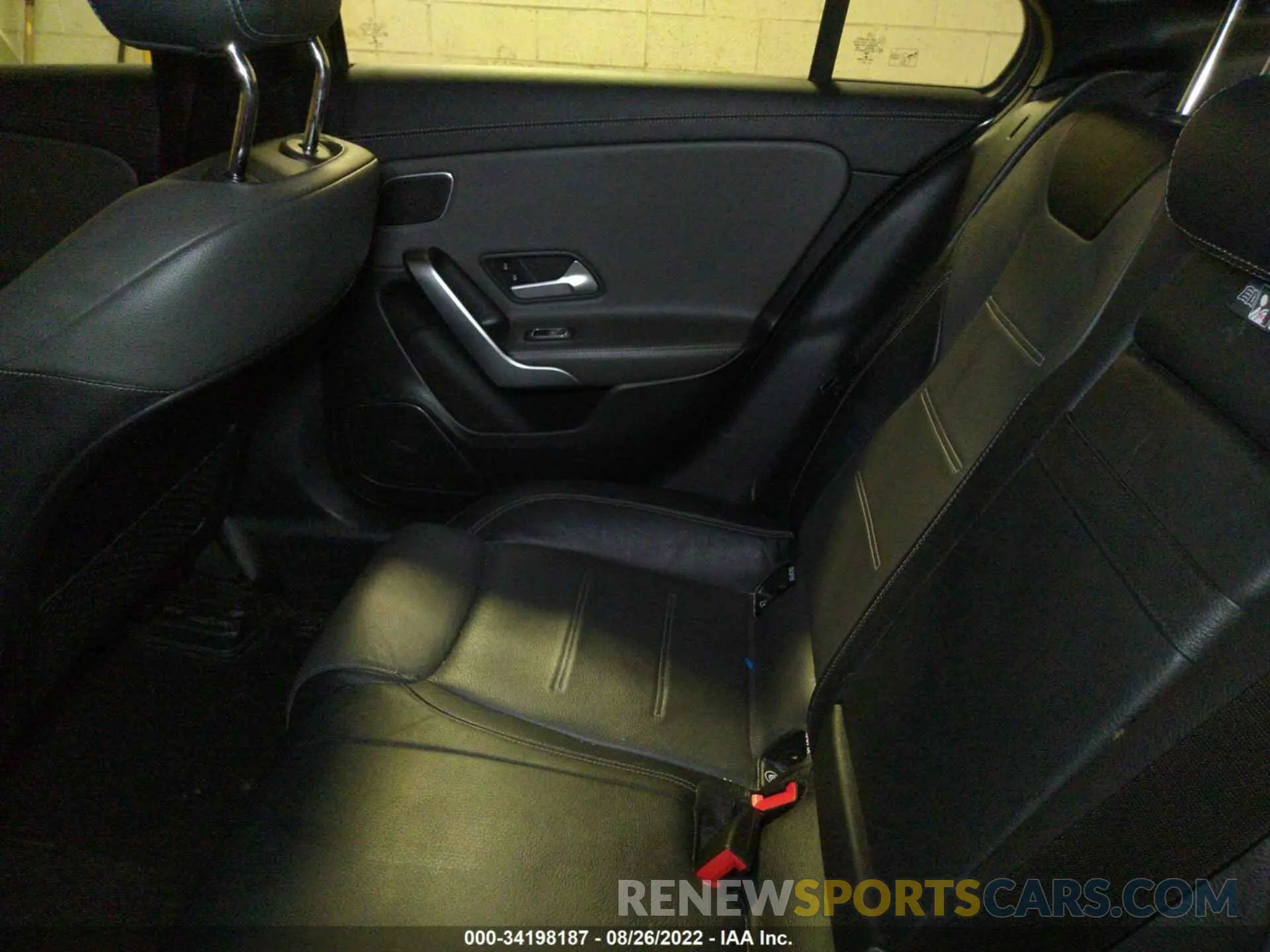 8 fotografías del automóvil dañado WDD3G4FB3KW002176 MERCEDES-BENZ A-CLASS 2019
