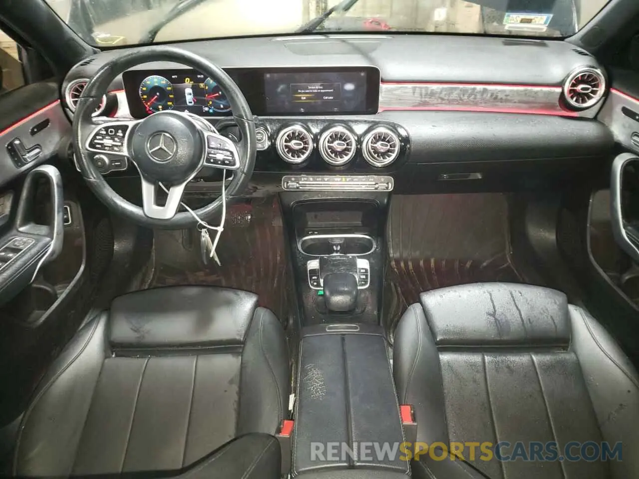 8 fotografías del automóvil dañado WDD3G4FB3KW008107 MERCEDES-BENZ A-CLASS 2019