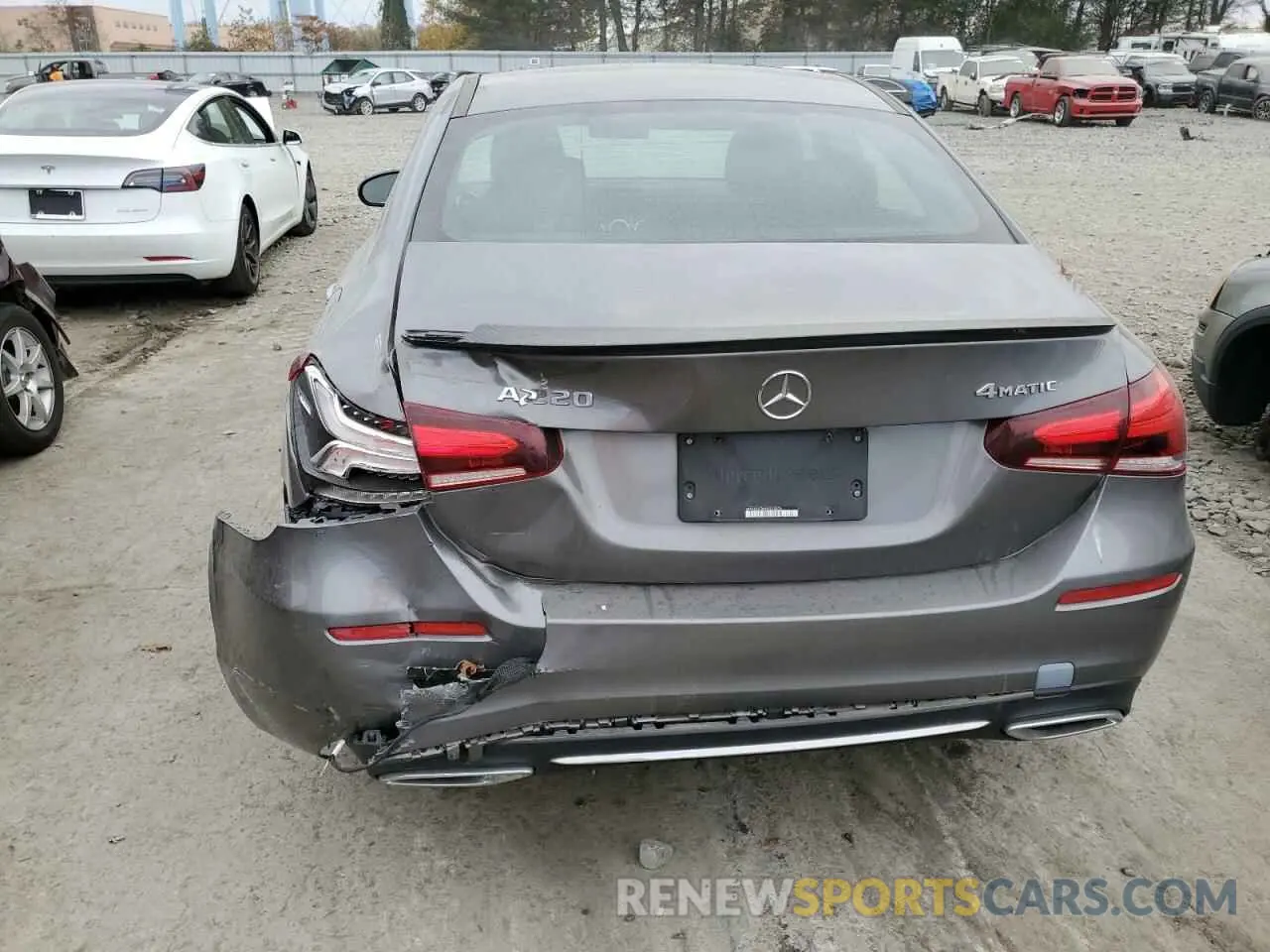 6 fotografías del automóvil dañado WDD3G4FB4KW012876 MERCEDES-BENZ A-CLASS 2019
